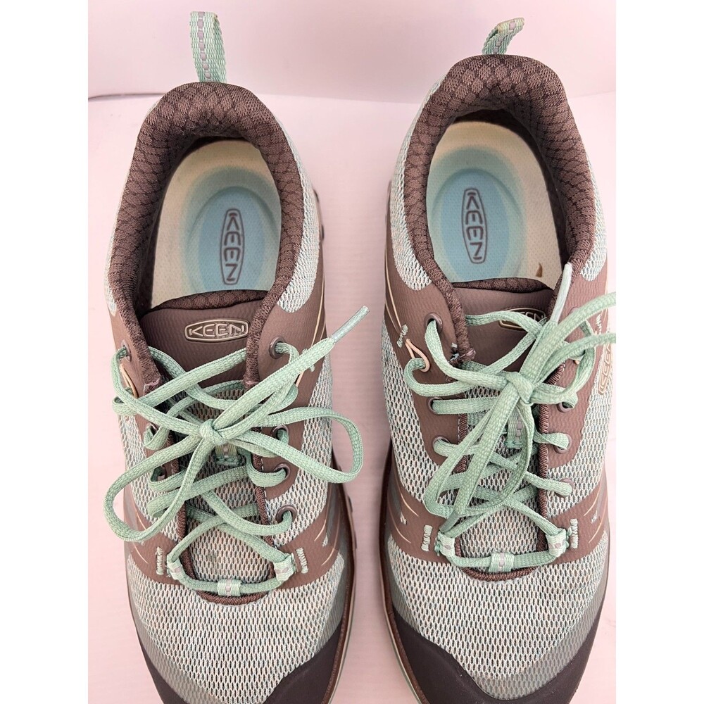 KEEN Terradora Trail Shoes Women’s 8.5 Hiking Green Gray Sneakers Outdoors - Picture 4 of 8